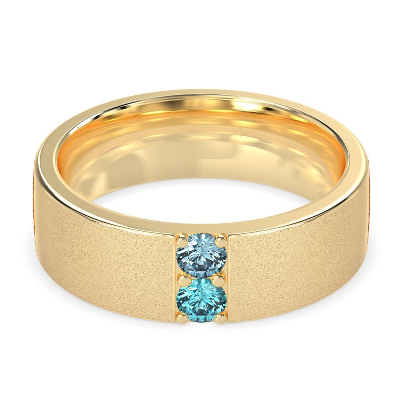 7mm Men's Sandblast Finish Band