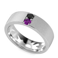 7mm Men's Sandblast Finish Band