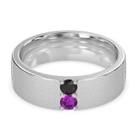 7mm Men's Sandblast Finish Band