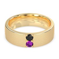 7mm Men's Sandblast Finish Band