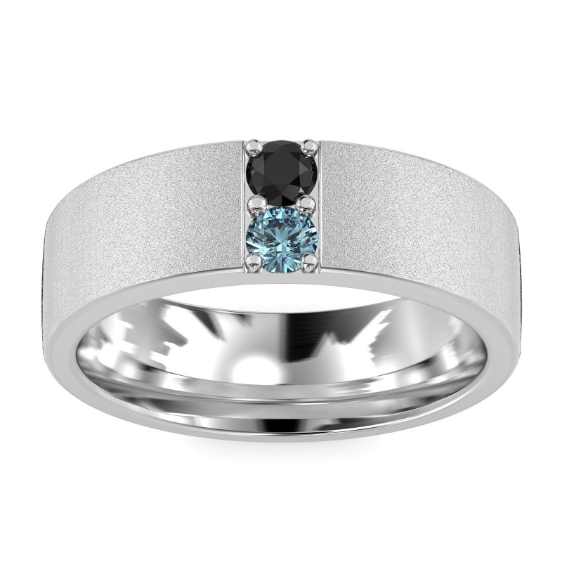 7mm Men's Sandblast Finish Band
