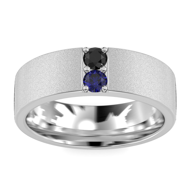 7mm Men's Sandblast Finish Band