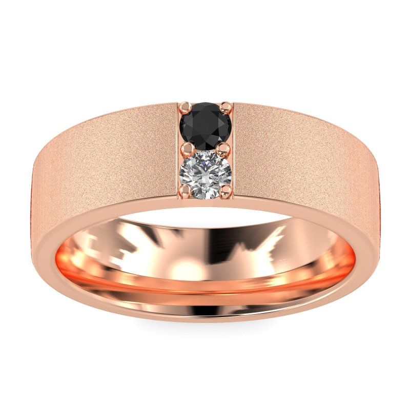 7mm Men's Sandblast Finish Band