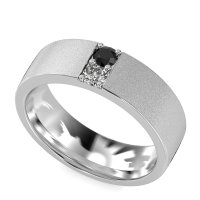 7mm Men's Sandblast Finish Band