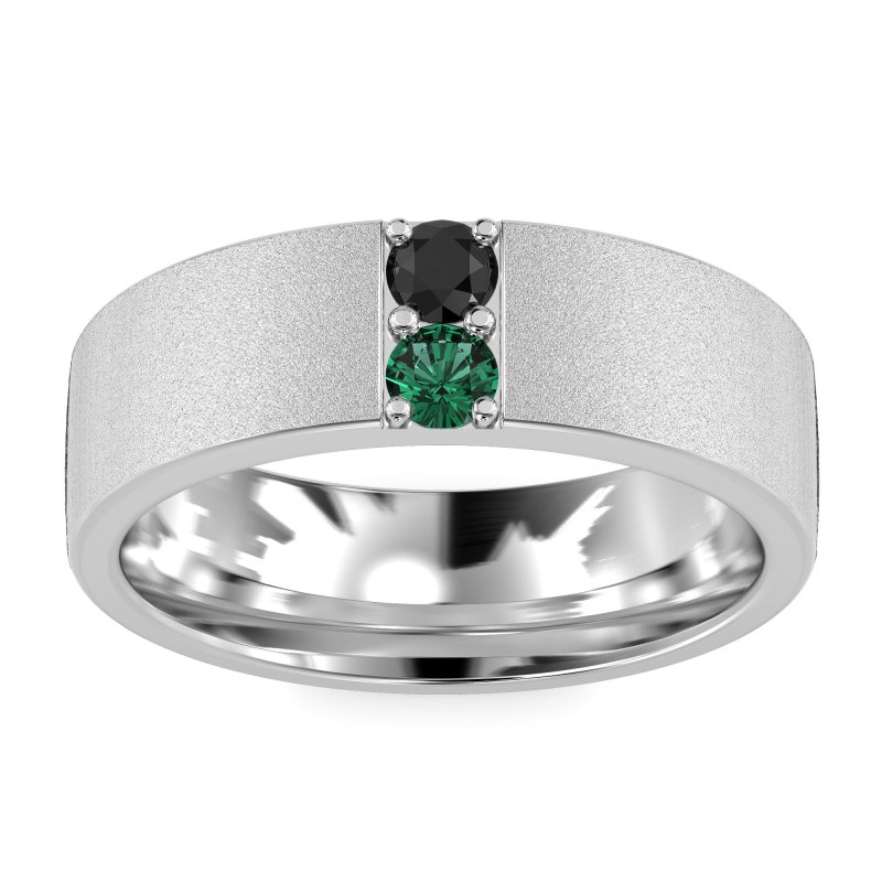 7mm Men's Sandblast Finish Band