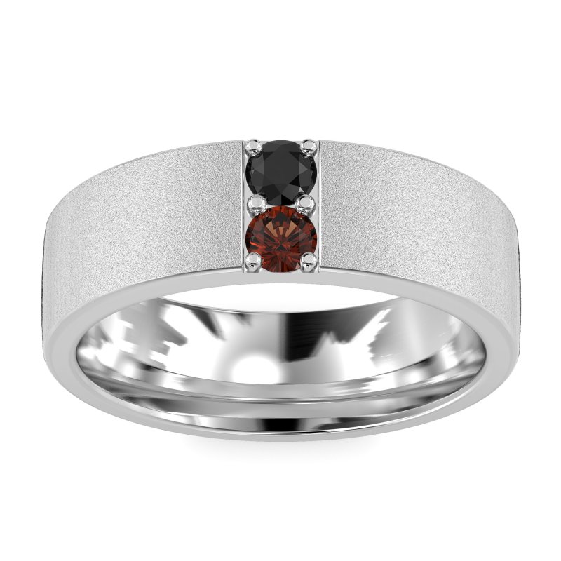 7mm Men's Sandblast Finish Band