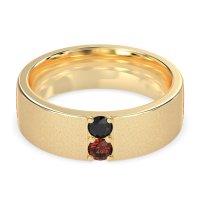 7mm Men's Sandblast Finish Band