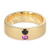 7mm Men's Sandblast Finish Band