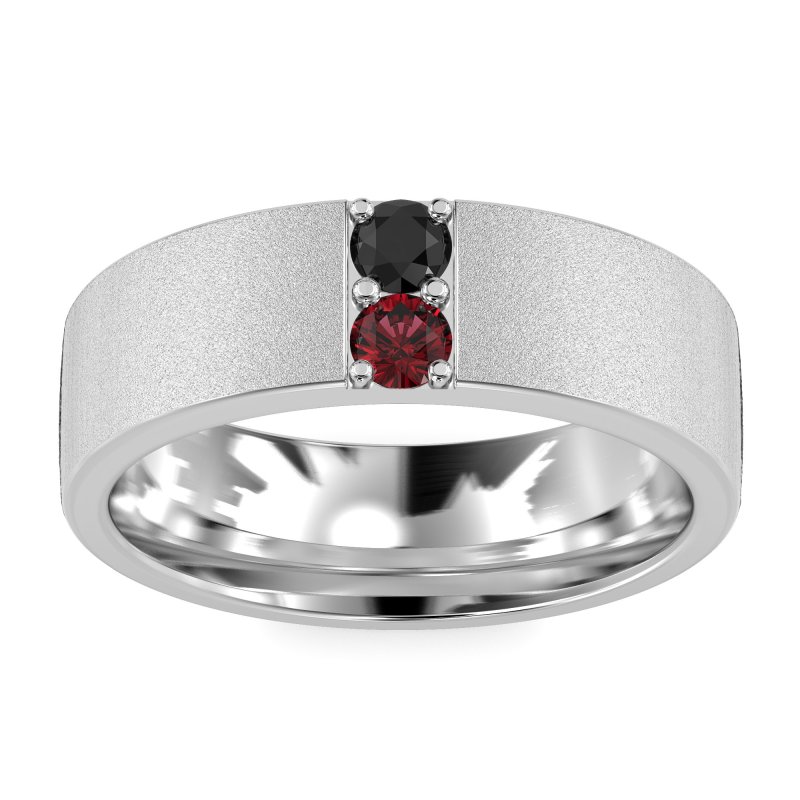 7mm Men's Sandblast Finish Band