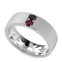 7mm Men's Sandblast Finish Band