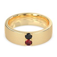 7mm Men's Sandblast Finish Band