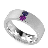 7mm Men's Sandblast Finish Band