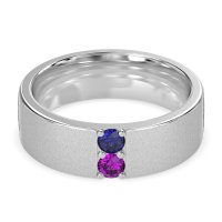 7mm Men's Sandblast Finish Band