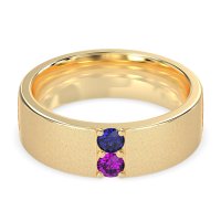 7mm Men's Sandblast Finish Band