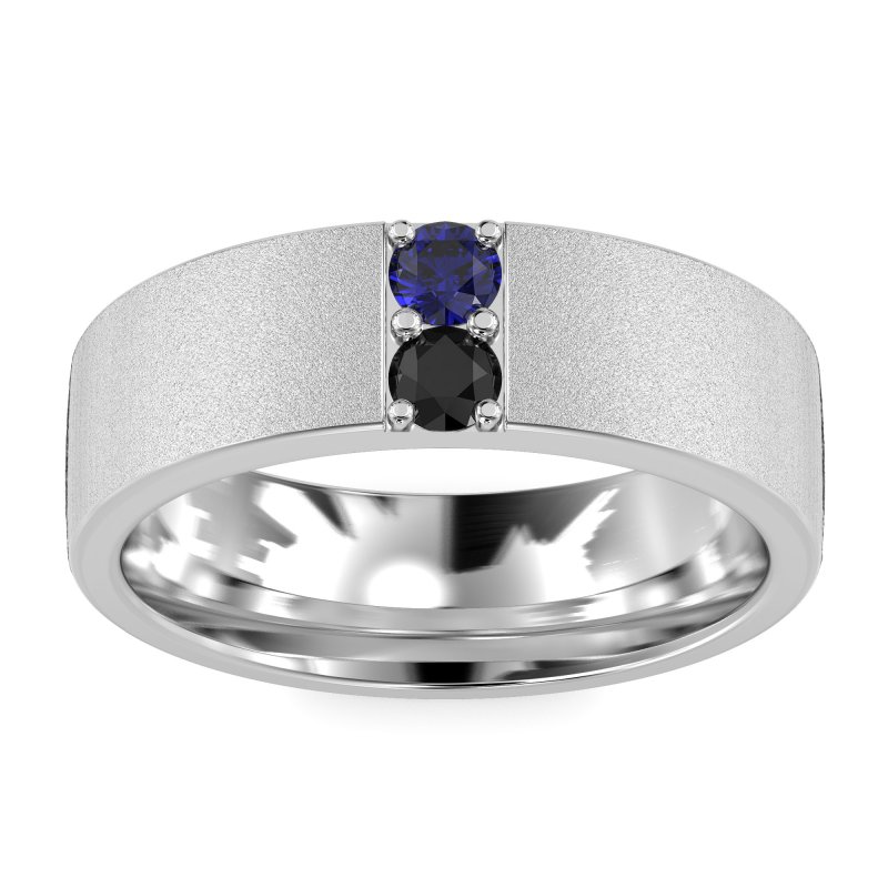 7mm Men's Sandblast Finish Band