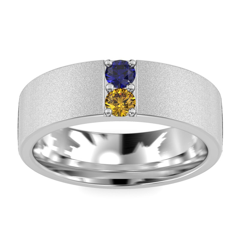 7mm Men's Sandblast Finish Band