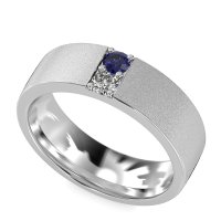 7mm Men's Sandblast Finish Band