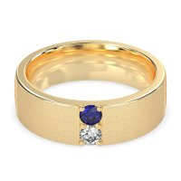 7mm Men's Sandblast Finish Band