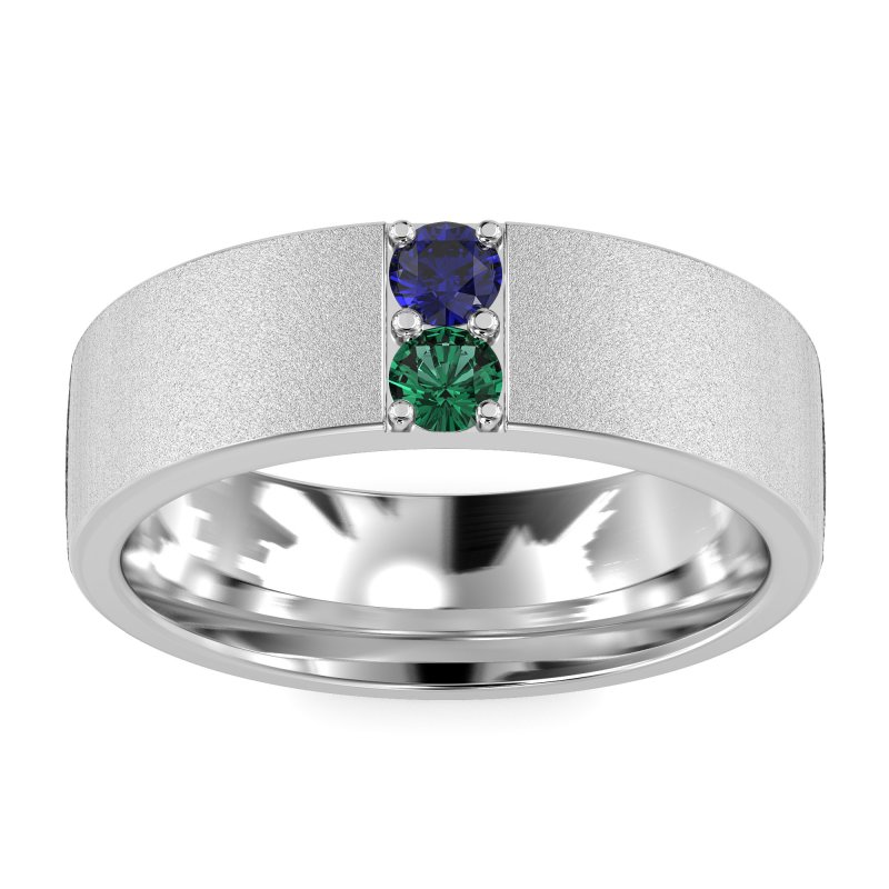 7mm Men's Sandblast Finish Band