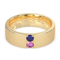 7mm Men's Sandblast Finish Band
