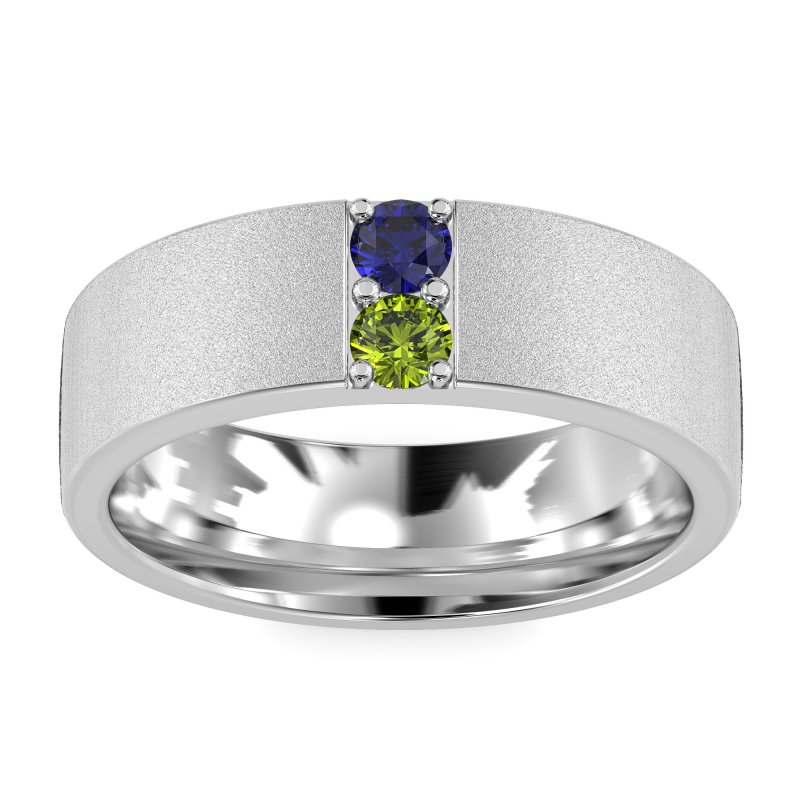 7mm Men's Sandblast Finish Band