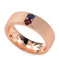 7mm Men's Sandblast Finish Band