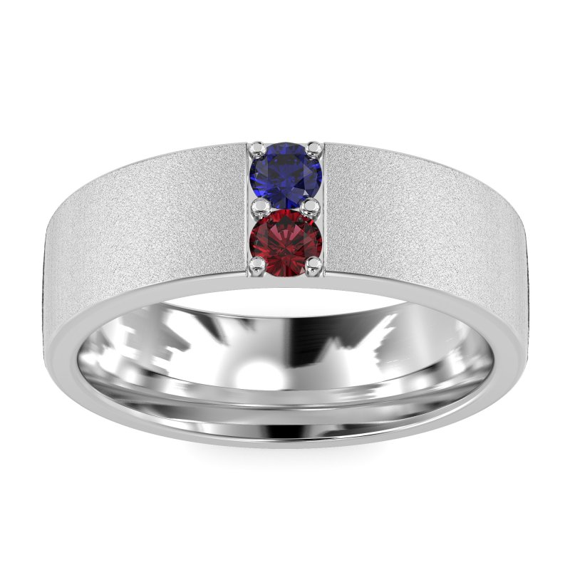 7mm Men's Sandblast Finish Band