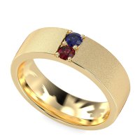 7mm Men's Sandblast Finish Band