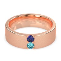 7mm Men's Sandblast Finish Band