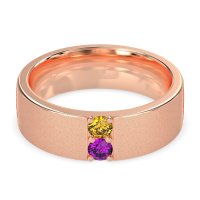7mm Men's Sandblast Finish Band