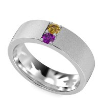 7mm Men's Sandblast Finish Band