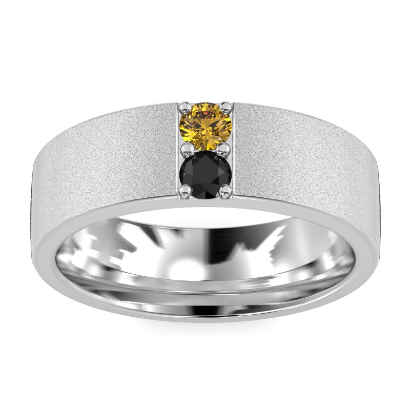 7mm Men's Sandblast Finish Band