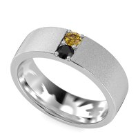 7mm Men's Sandblast Finish Band