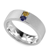 7mm Men's Sandblast Finish Band