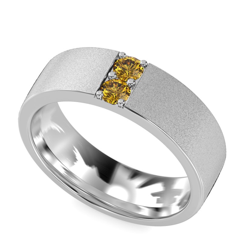 7mm Men's Sandblast Finish Band