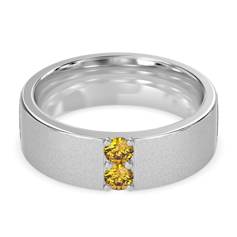 7mm Men's Sandblast Finish Band