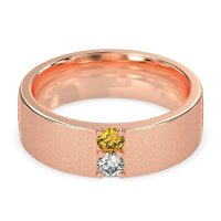 7mm Men's Sandblast Finish Band