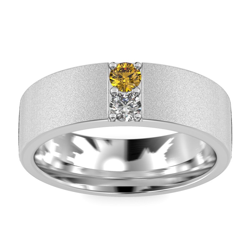 7mm Men's Sandblast Finish Band