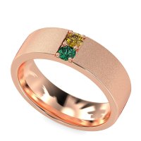 7mm Men's Sandblast Finish Band
