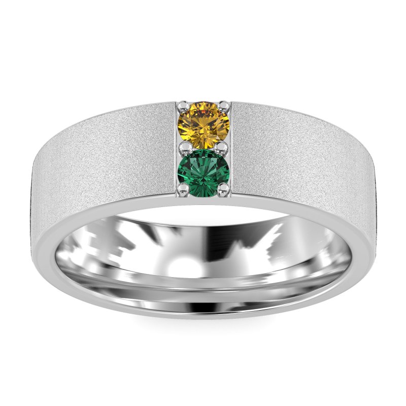 7mm Men's Sandblast Finish Band