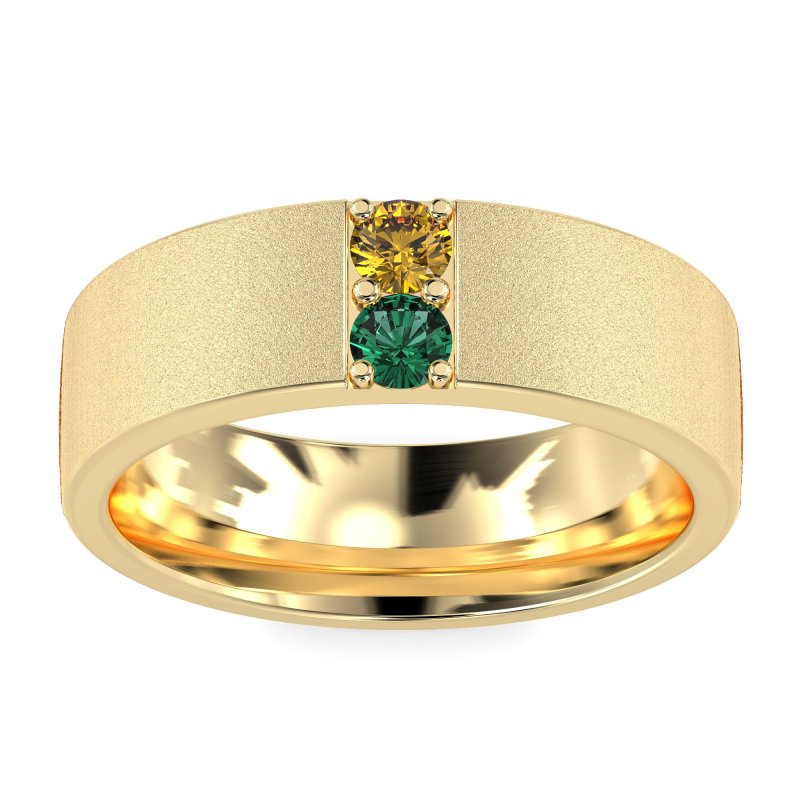 7mm Men's Sandblast Finish Band