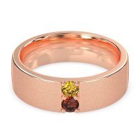 7mm Men's Sandblast Finish Band