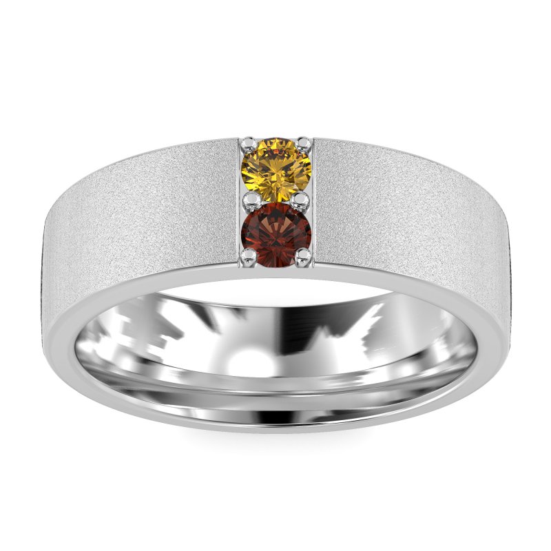 7mm Men's Sandblast Finish Band