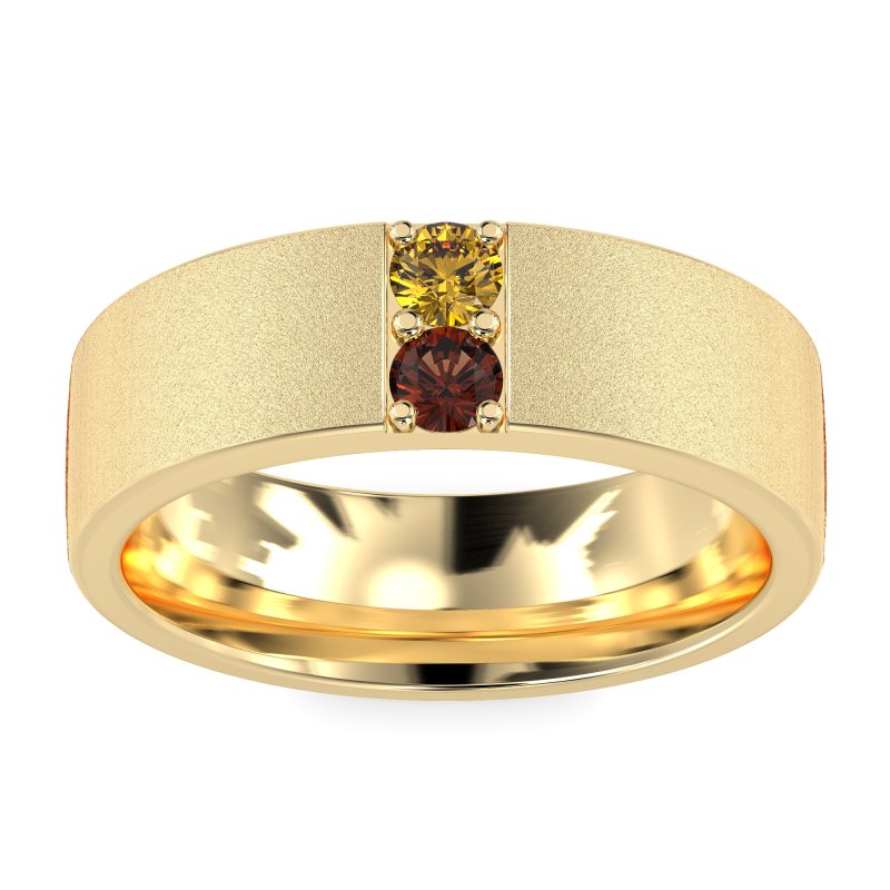 7mm Men's Sandblast Finish Band