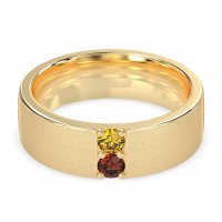 7mm Men's Sandblast Finish Band