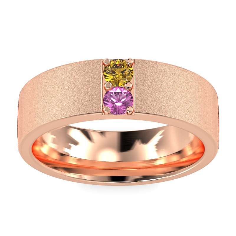 7mm Men's Sandblast Finish Band
