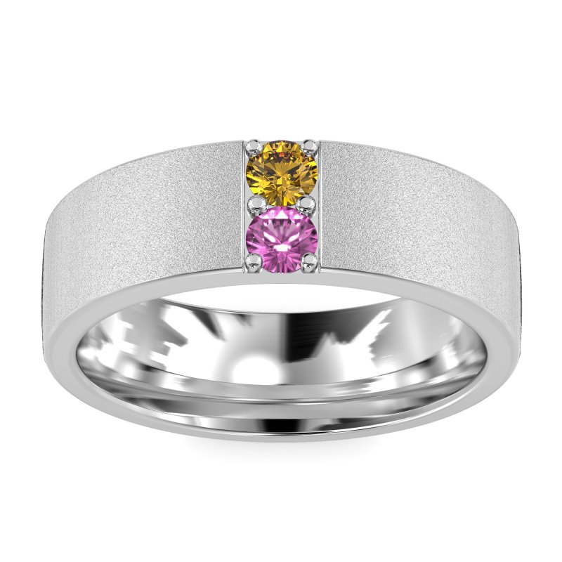 7mm Men's Sandblast Finish Band