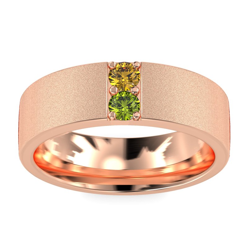 7mm Men's Sandblast Finish Band