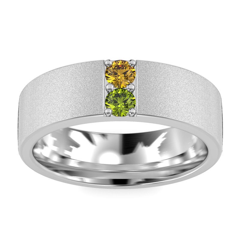 7mm Men's Sandblast Finish Band