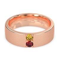 7mm Men's Sandblast Finish Band